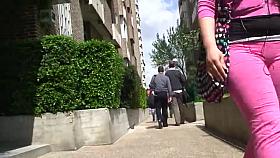 hot teen filmed from front