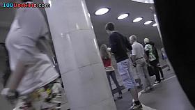 Nice upskirt videos filmed in the local subway