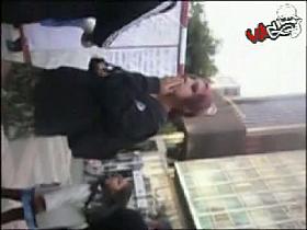 camouflage upskirt with panties in the street revealing all