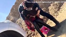 Chinese Voyeur Outdoor Blowjob and Sex