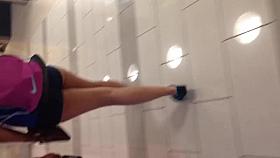 Super sexy ass in very tiny shorts