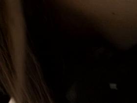 Asian beauty shows her cleavage in this downblouse voyeur video