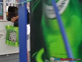 Shooting upskirt in details