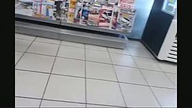 Thigh high socks, short skirt and heels