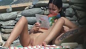 Couple onBeach thinks they are Alone By TROC