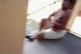 Trashy black women fighting at the apartment complex