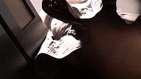 Naughty upskirt camera catches cute asses on shoe store