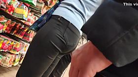 Juicy ass blonde milfs in tight jeans 2
