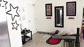 Kelly Green deep throat blowjob her step bros cock