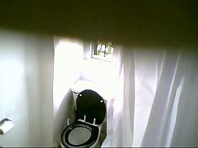 Nice teen in shorts taking a quick pee