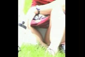 Upskirt no panties 21