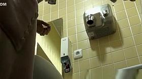 Russian woman caught peeing