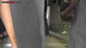 Tender in nature's garb panty upskirt