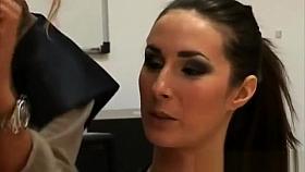 Horny CFNM women pull cock get cumshot from lucky guy