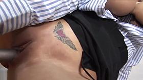 Stepmom was touching herself, son came and fuck her hard