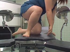 Hidden cam medical investigation of the hairy pussy