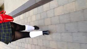 Short shirt showing ass and panties