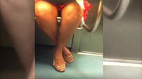 Teen Vestido Metro Upskirt