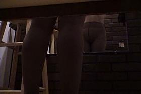 Blonde mature voyeur