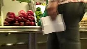 Tight pants big round ass