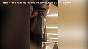 Spy Cam Follows Sexy Women With Long Legs In A Convenience