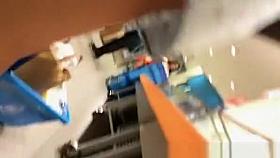 Pink panties filmed in supermarket