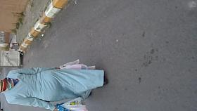 Turkish turbanli street sexy butt