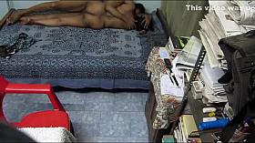 Hidden cam caught this sideways sex