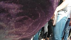 culonzota en la calle