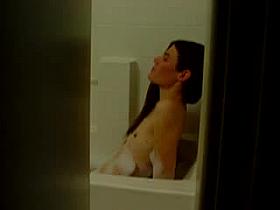 Secretly Watching Tiny Tit Anne In Bubblebath