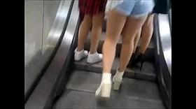 Teens in the supermarket.