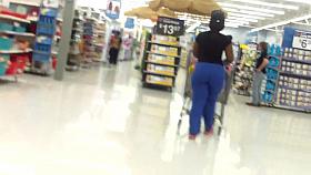 She watchin me as i stalk her Donkey Ass