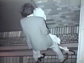 Midnight scenery in building