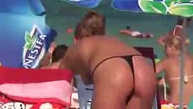 Nudist Beach Perv three Legal Age girlr A-Hole and Pantoons