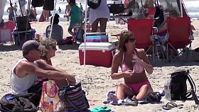 Making water near the ladies