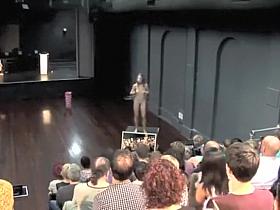 Naked Hula Hooping performance art with a Czech babe