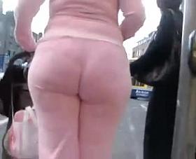 Cellulite Pawg Walking