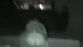 She rides him on a park bench