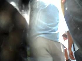 Delicious and menstruating nymphet white dress