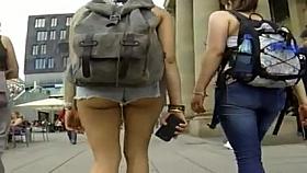 Hot Ass in Very Short Shorts