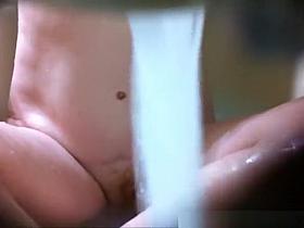 Pink pussy in bathtub