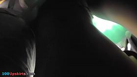 String panty up pleated blue petticoat