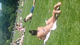 Voyeur Asian Ass In The Park