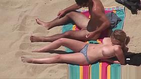 naked women on the beach