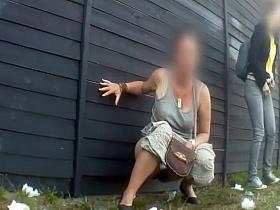 Rock and roll girls during a festival