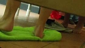 Candid Turk or Arab FEET & NAKED ASS in Dressing Room