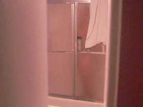 Stepdaughter showering