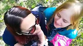 Public Threesome at the Сity Park