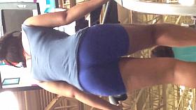 Beautiful light black skin booty!!! Vid 1