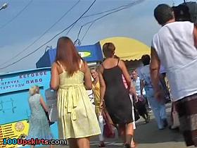 Sexy bubble booty up petticoat episode